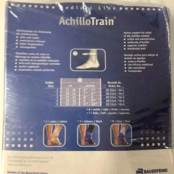 Achillo Train Size 1 61/4-71/2 inches) Nature Active Support. New In Package. - Picture 3 of 4